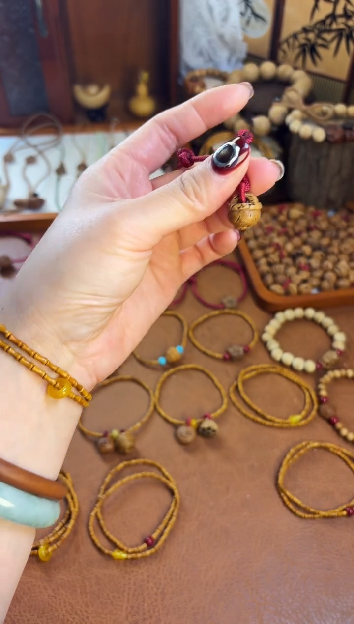 手串桃核桃源行  单桃蓝