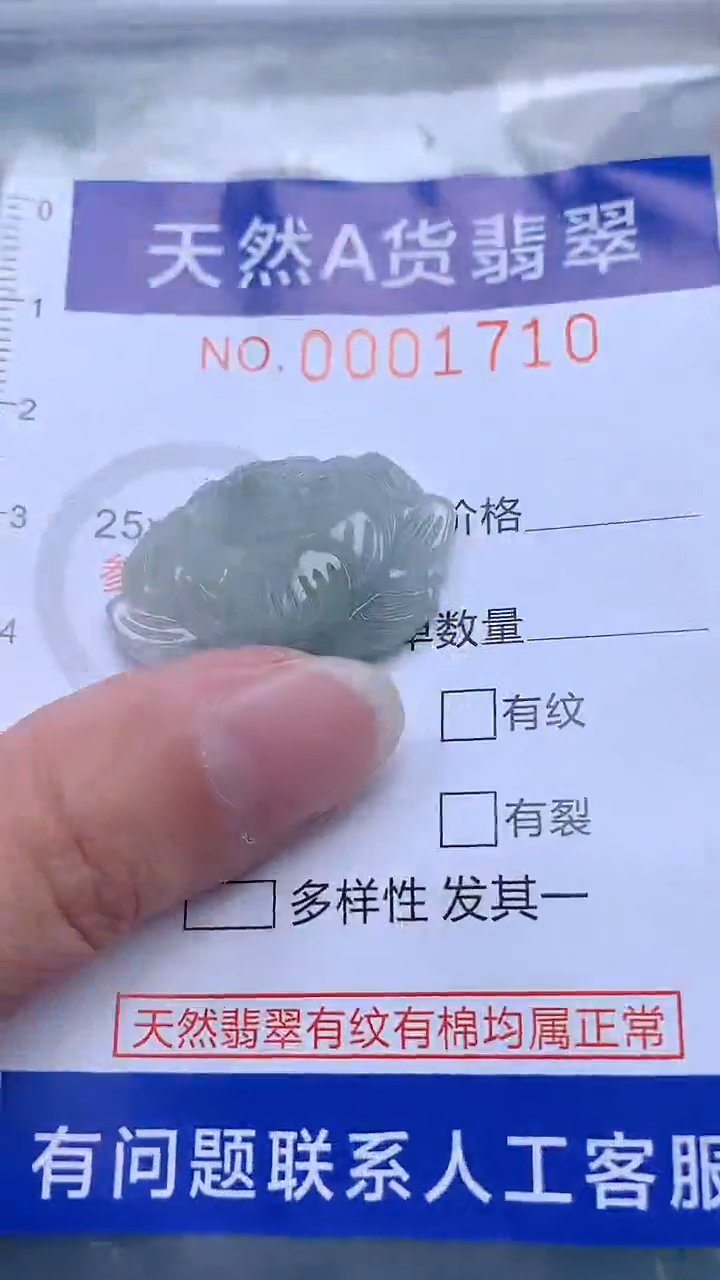 翡翠未镶嵌吊坠(不含链)1