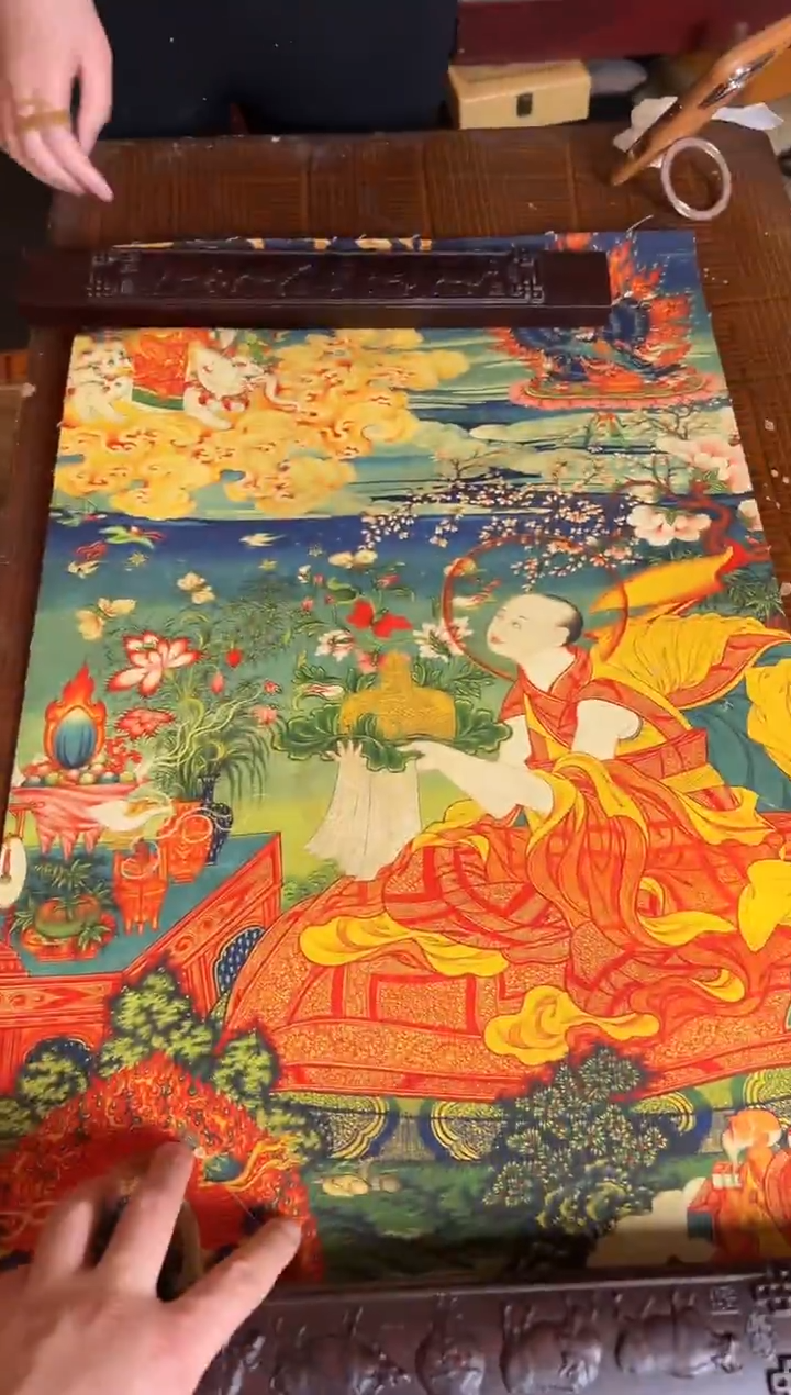 卷轴画手绘唐卡029