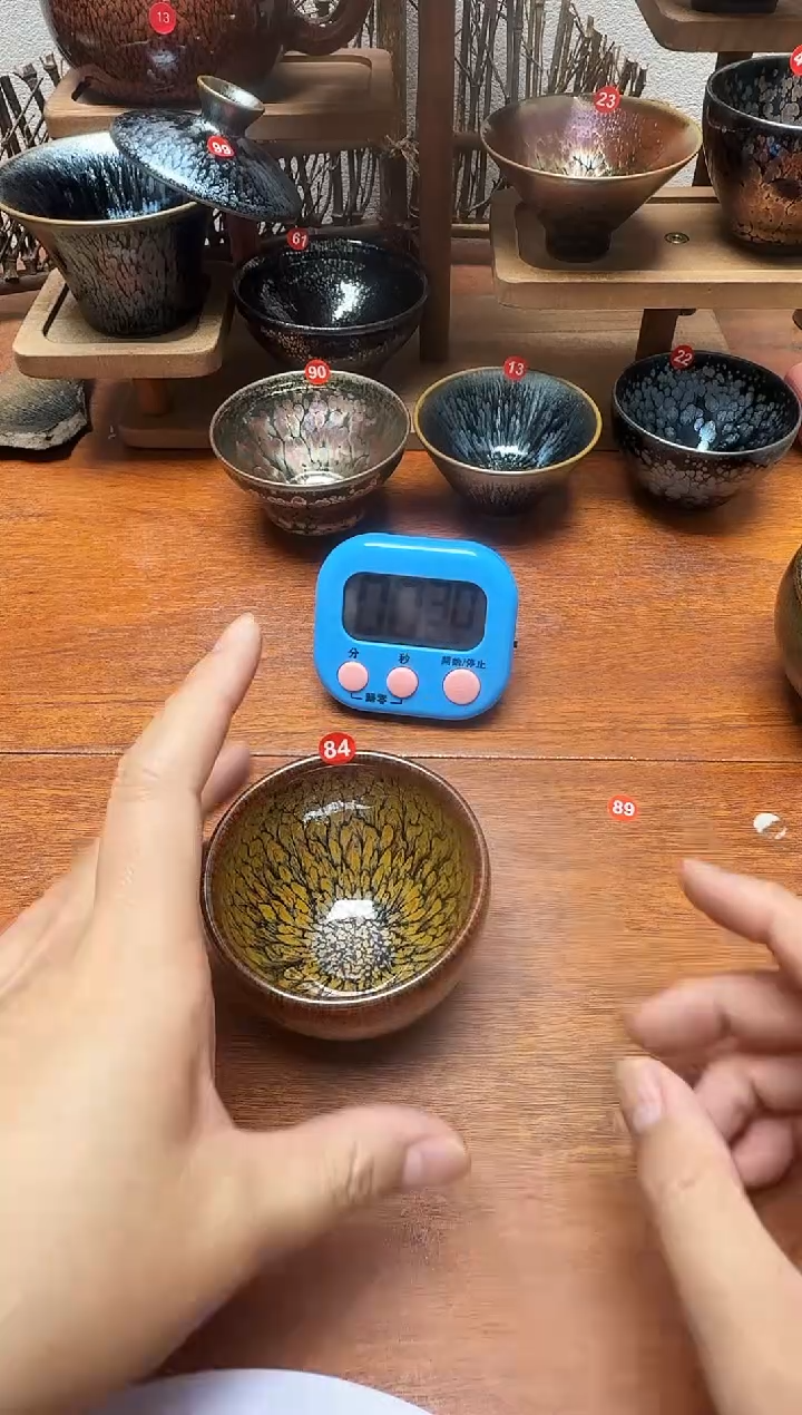 茶盏若*壵84号建盏工匠茶器