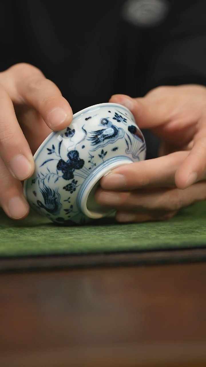 【闪购商品】杯柴窑青花破价福利