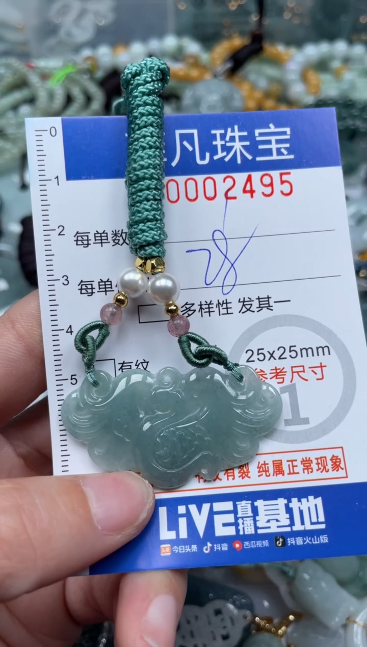 【闪购商品】翡翠颈饰未镶嵌00..2495