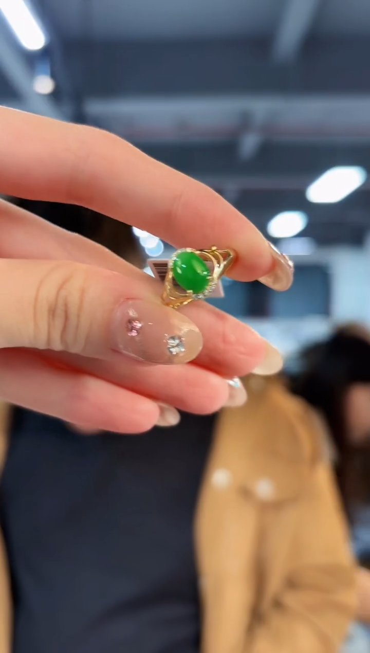 【闪购商品】翡翠戒指未镶嵌缅料A货/支持复检/一件