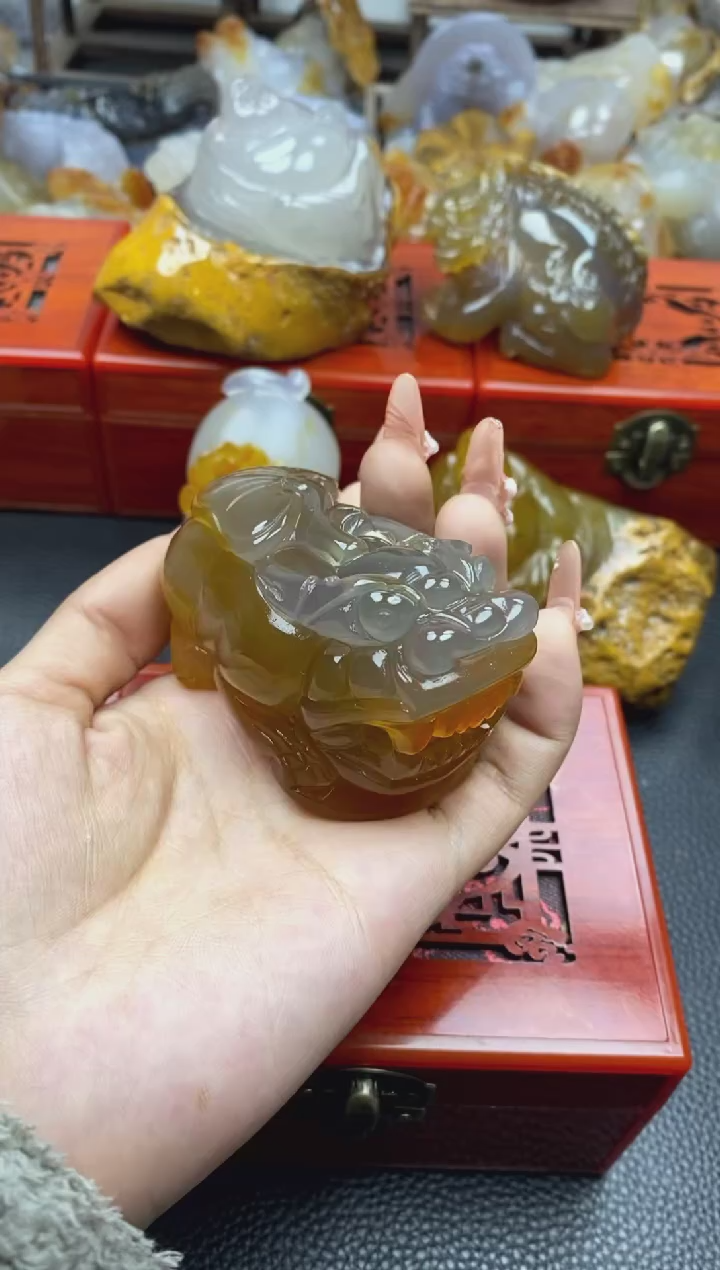 【闪购商品】玛瑙/玉髓手把未镶嵌00