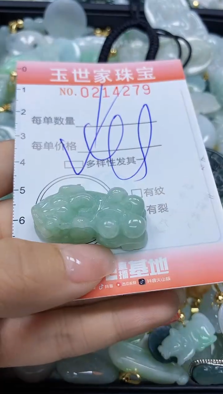 【闪购商品】翡翠未镶嵌颈饰闪购0214279多样性发其一