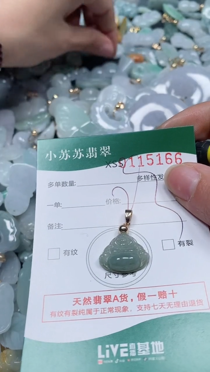 【闪购商品】翡翠颈饰未镶嵌闪购商品0115166