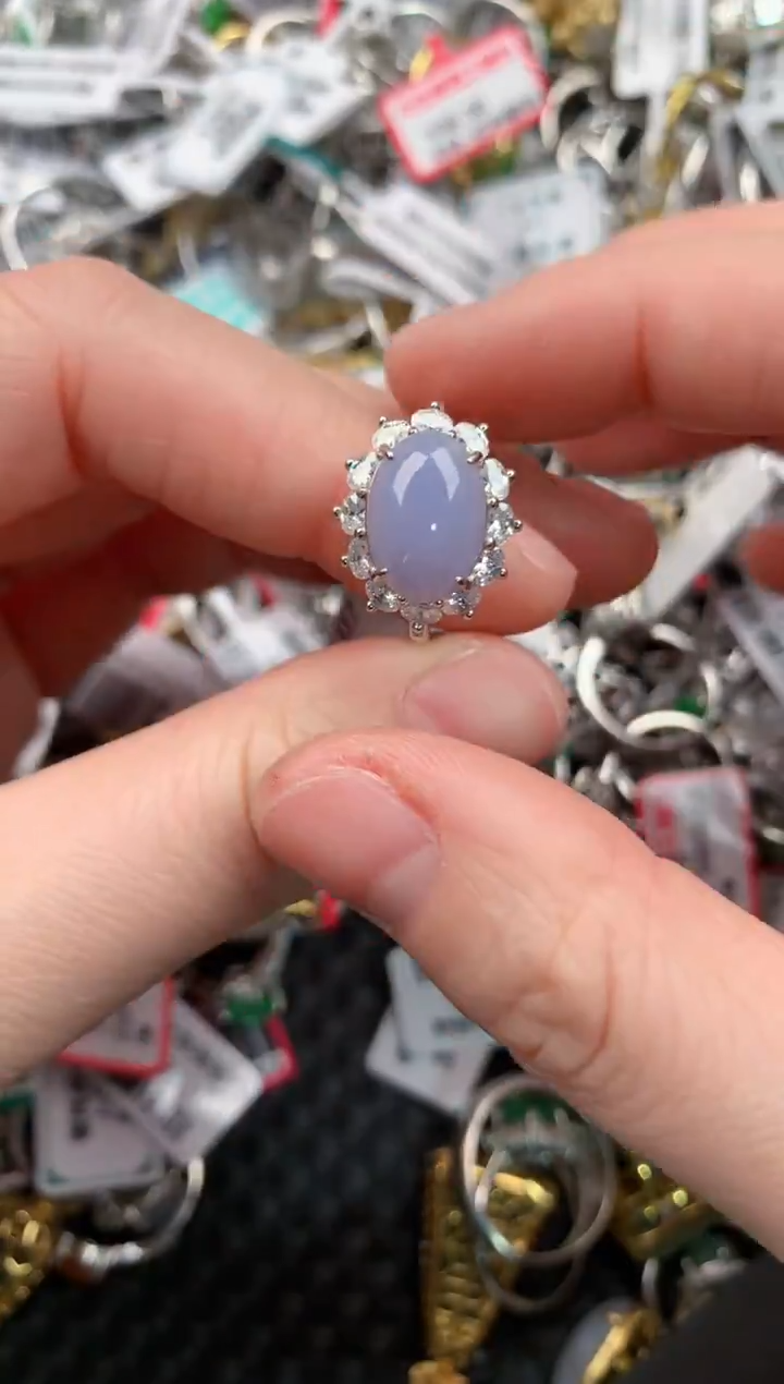 银S925镶嵌戒指翡翠我****了333---10