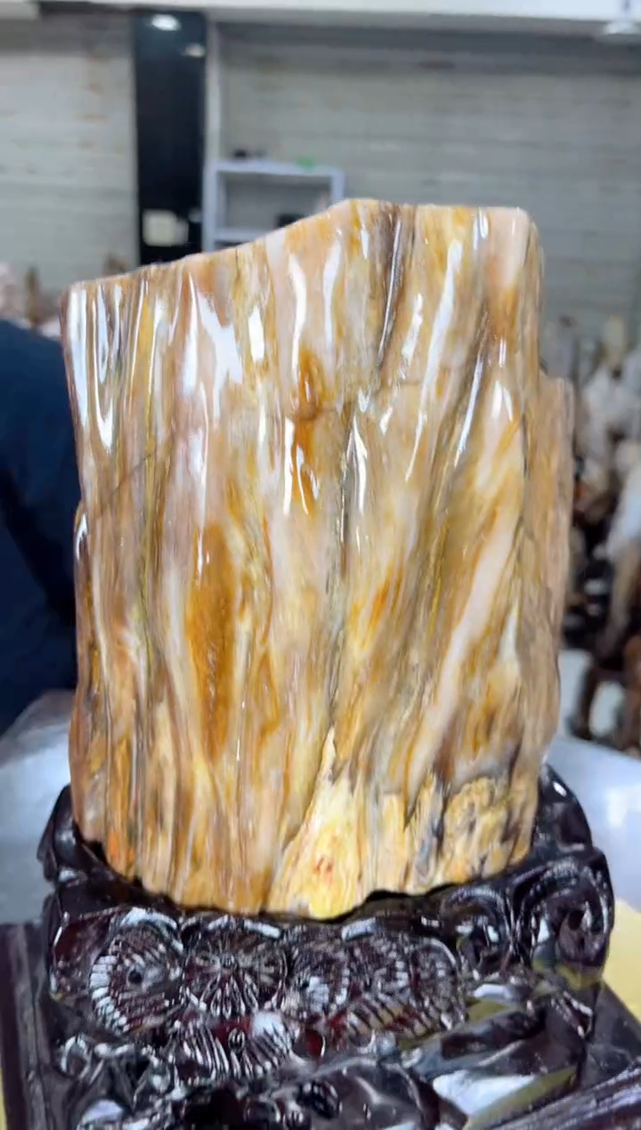 【闪购商品】硅化玉珠宝奇石未镶嵌缅甸天然树化玉