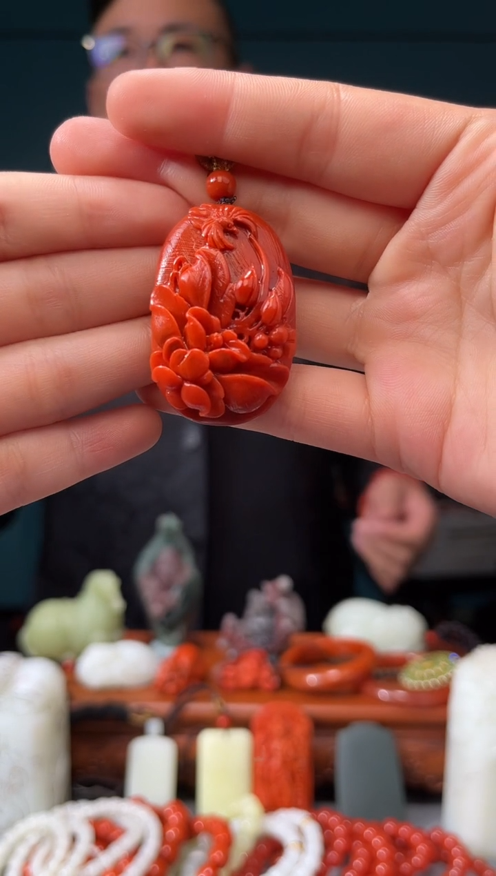 【闪购商品】南红玛瑙颈饰未镶嵌吊坠