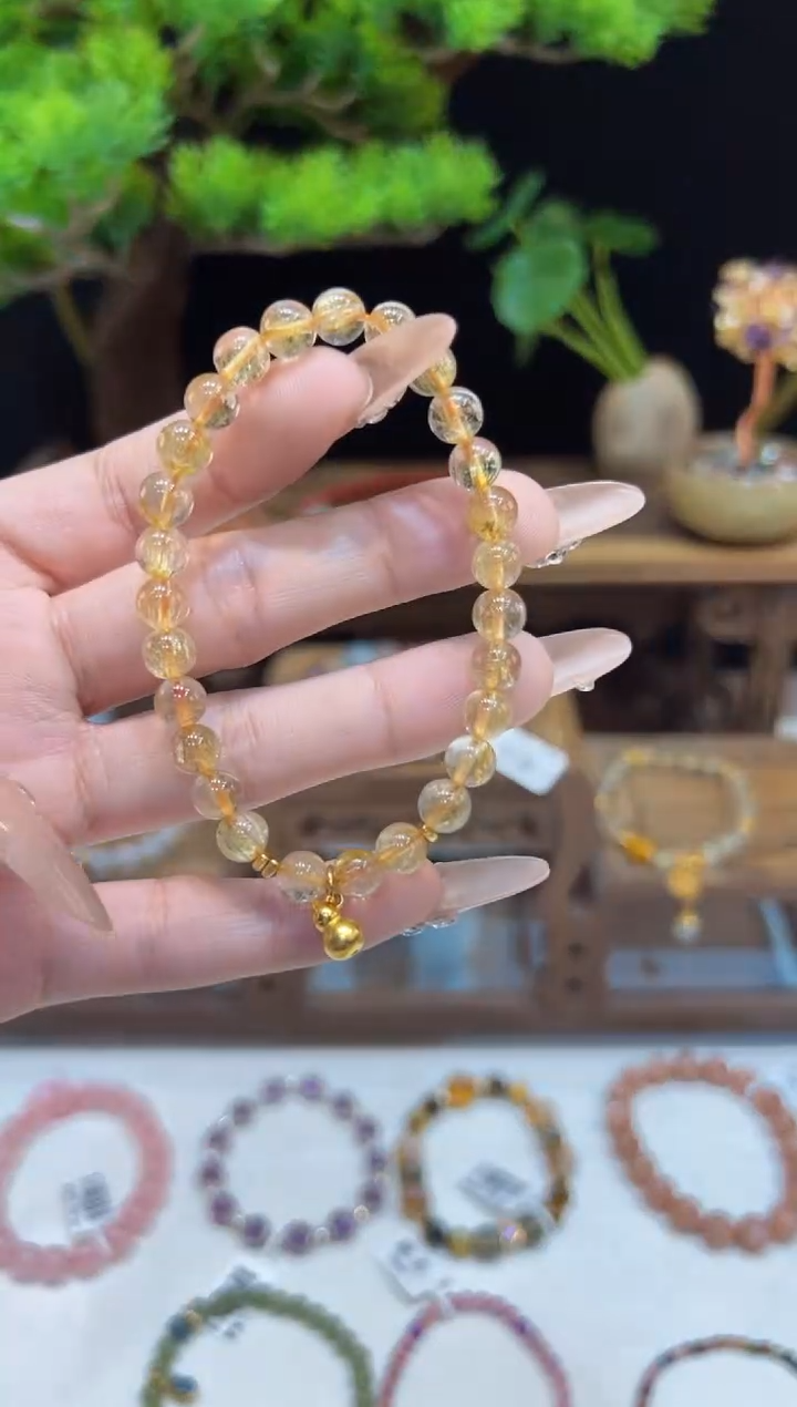 手串银S925镶嵌水晶@@手饰