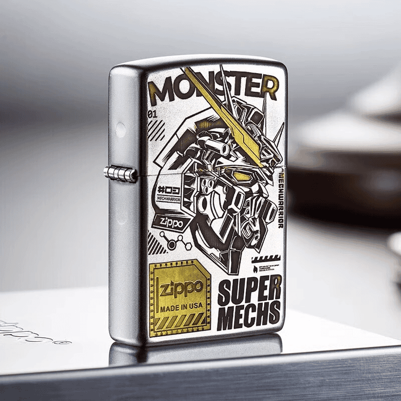 ZIPPO打火机机甲战士男士个性帅气生日送男朋友礼物DYH1X1
