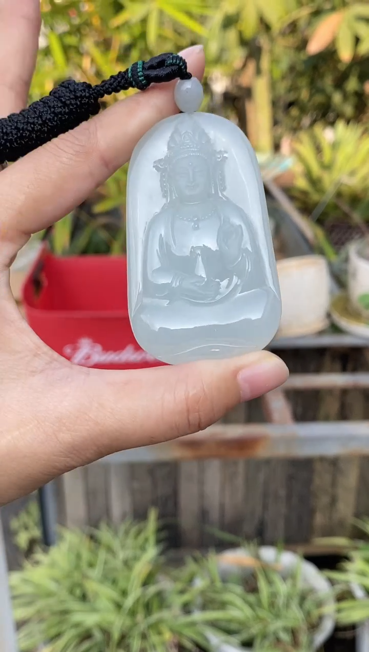 【闪购商品】翡翠吊坠(不含链)未镶嵌素衣观音