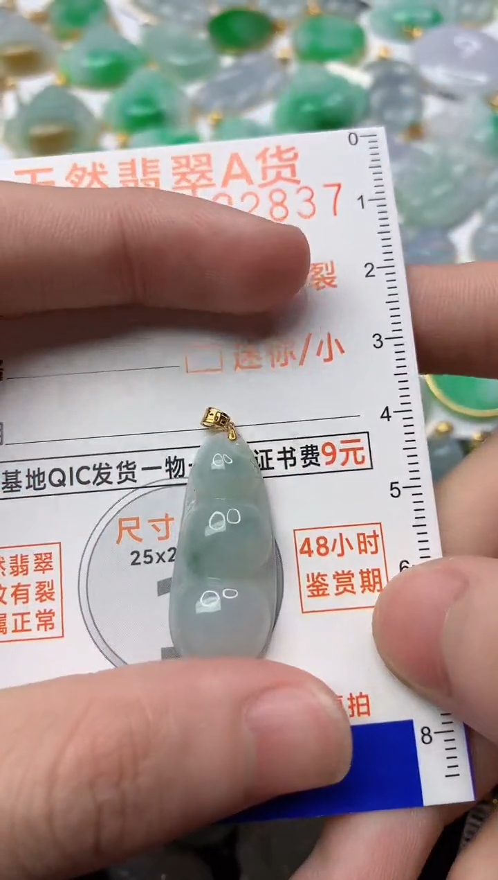 【闪购商品】翡翠颈饰18K金镶嵌6..........