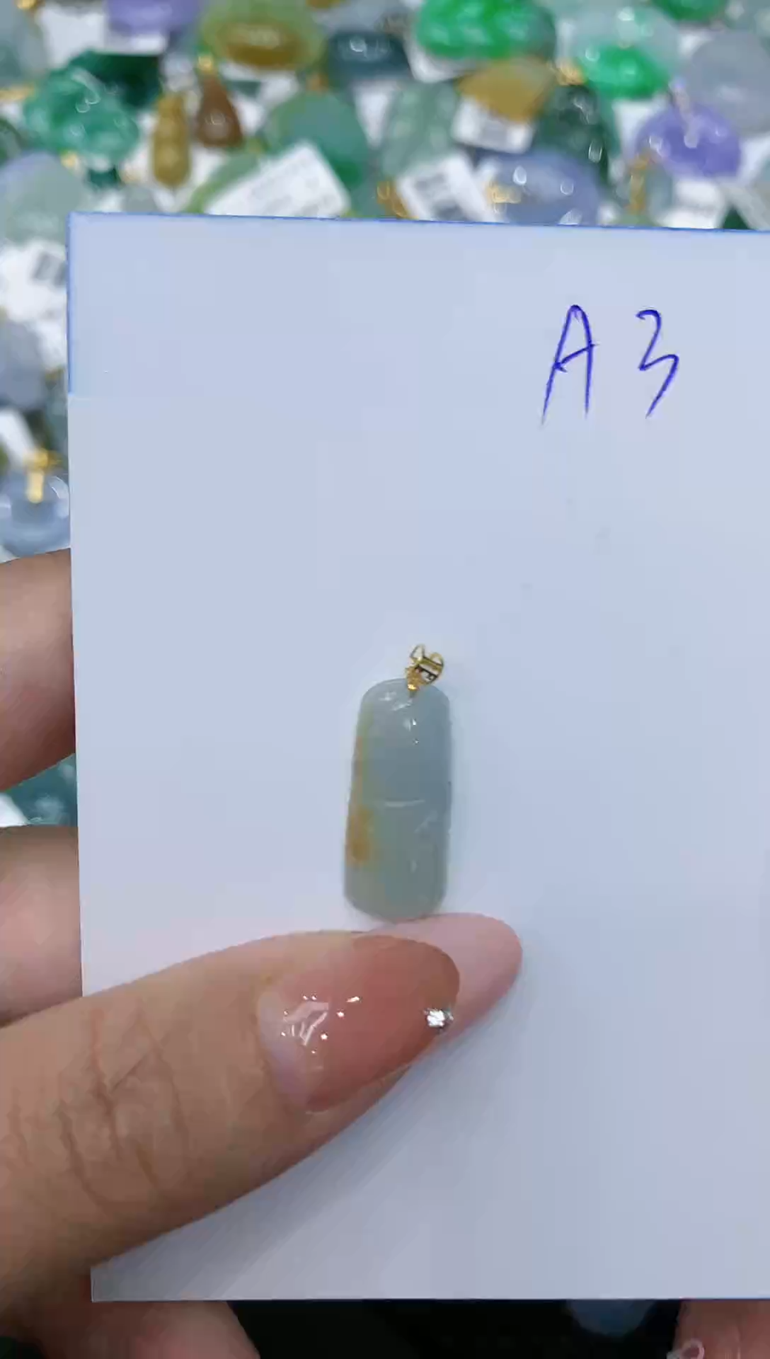 【闪购商品】翡翠颈饰18K金镶嵌111111111