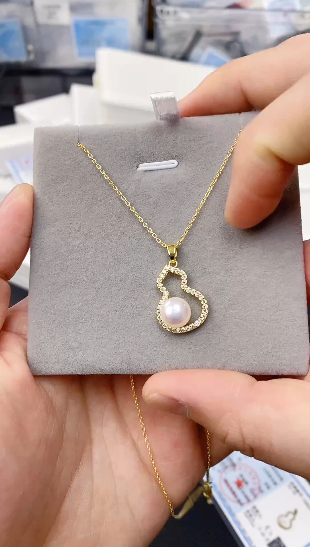 未镶嵌耳饰淡水珍珠XL1051