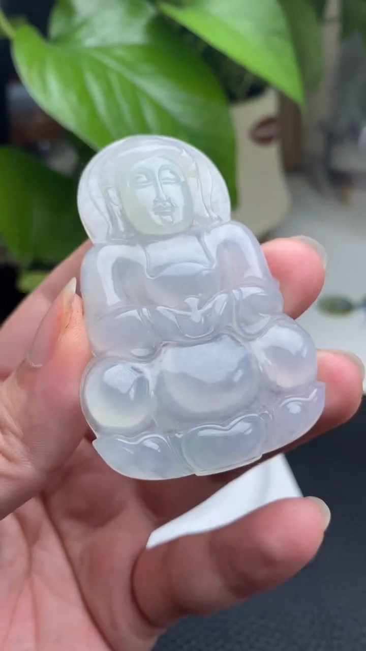 【闪购商品】翡翠挂件未镶嵌观音