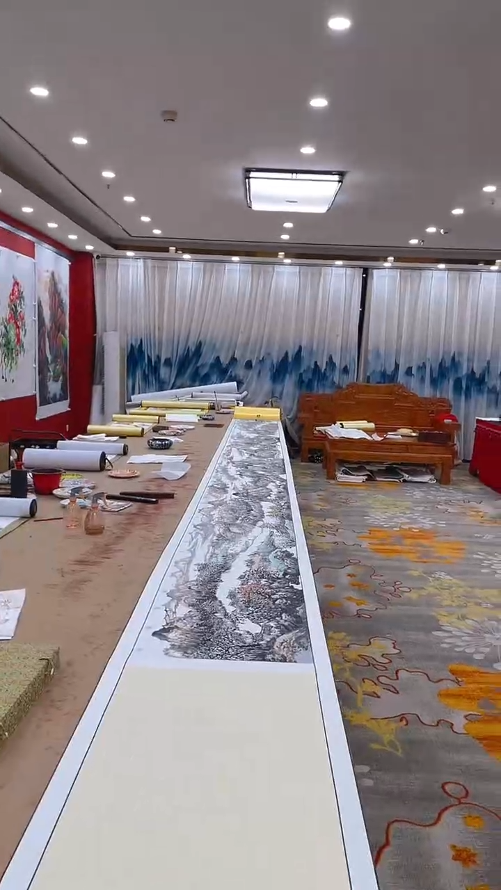【闪购商品】书法成磊 山水金卷 