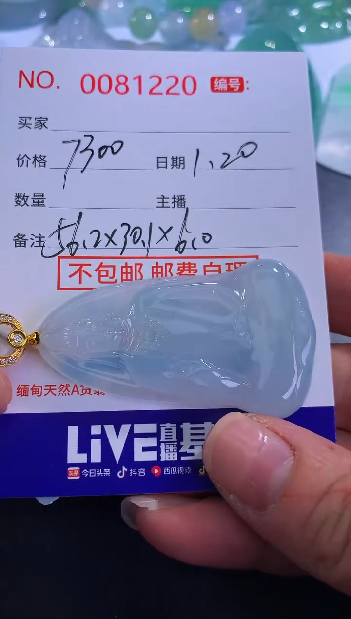 【闪购商品】翡翠颈饰18K金镶嵌！