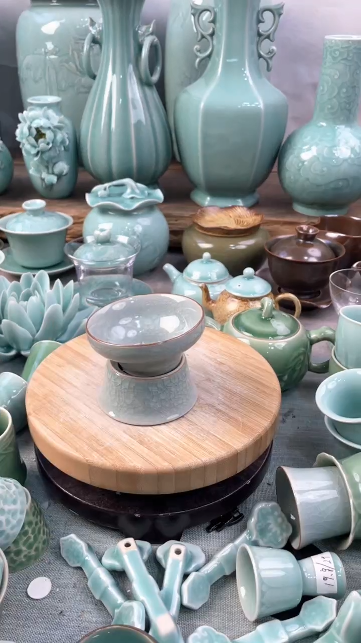 【闪购商品】特价 微瑕 慧仙青瓷