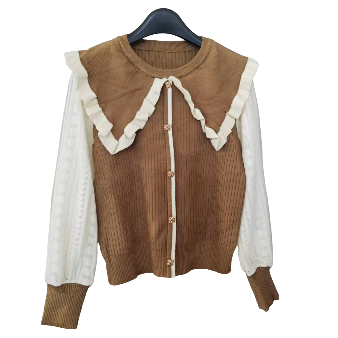 X257 绿棕 哈哈服装