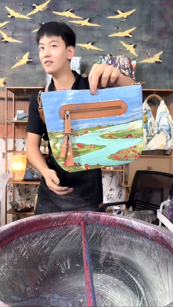 戴*斜挎包 10 手工微瑕 不喜勿拍 不退不换