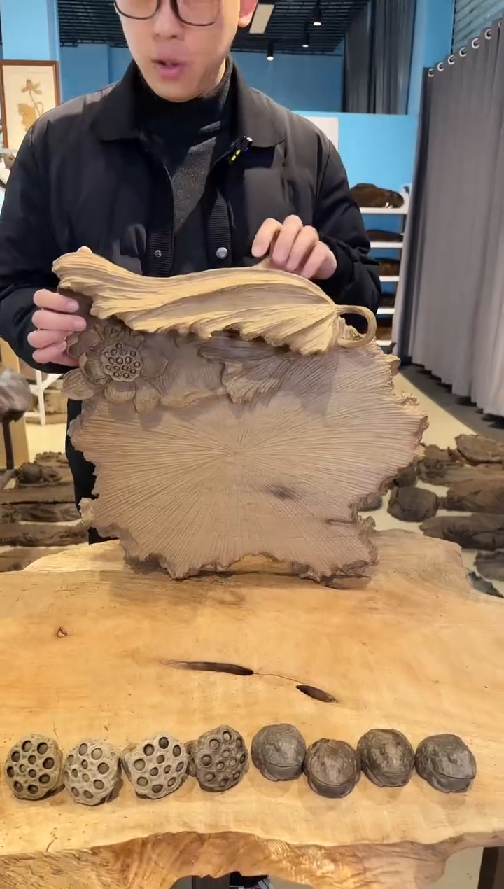 木796号乌木金丝楠干泡+角蛙