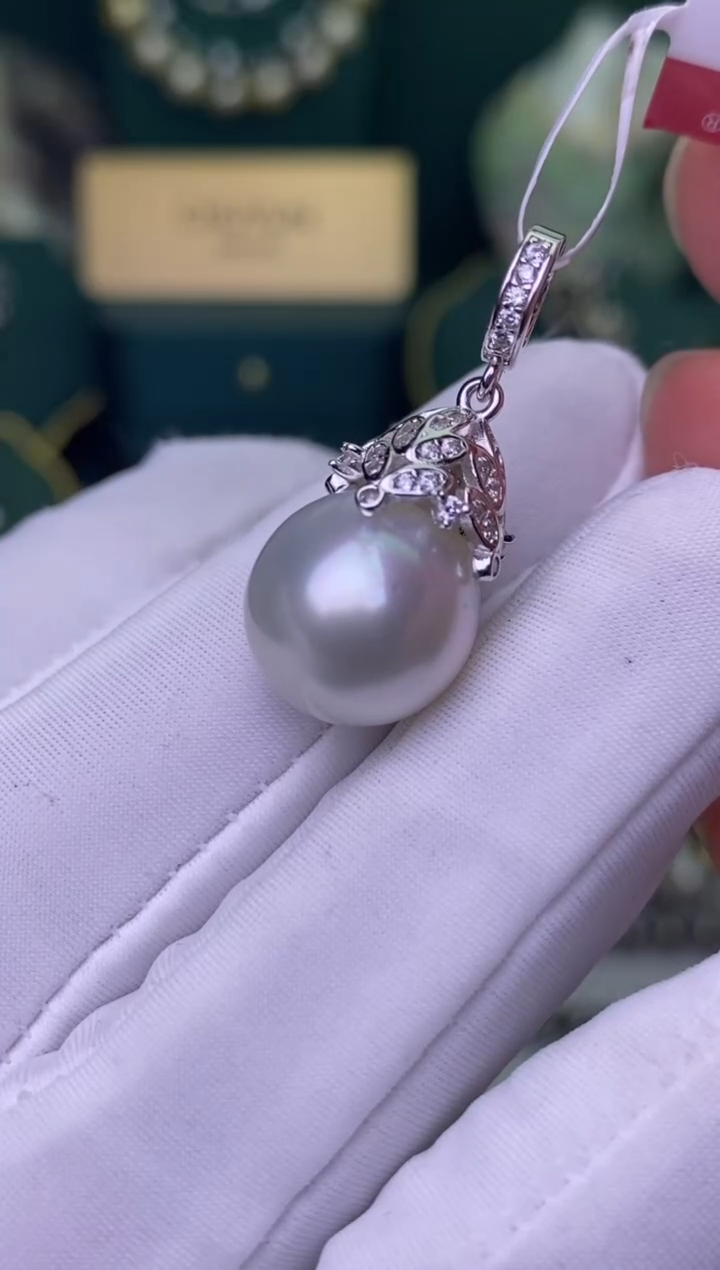 【闪购商品】海水珍珠颈饰银S925镶嵌1