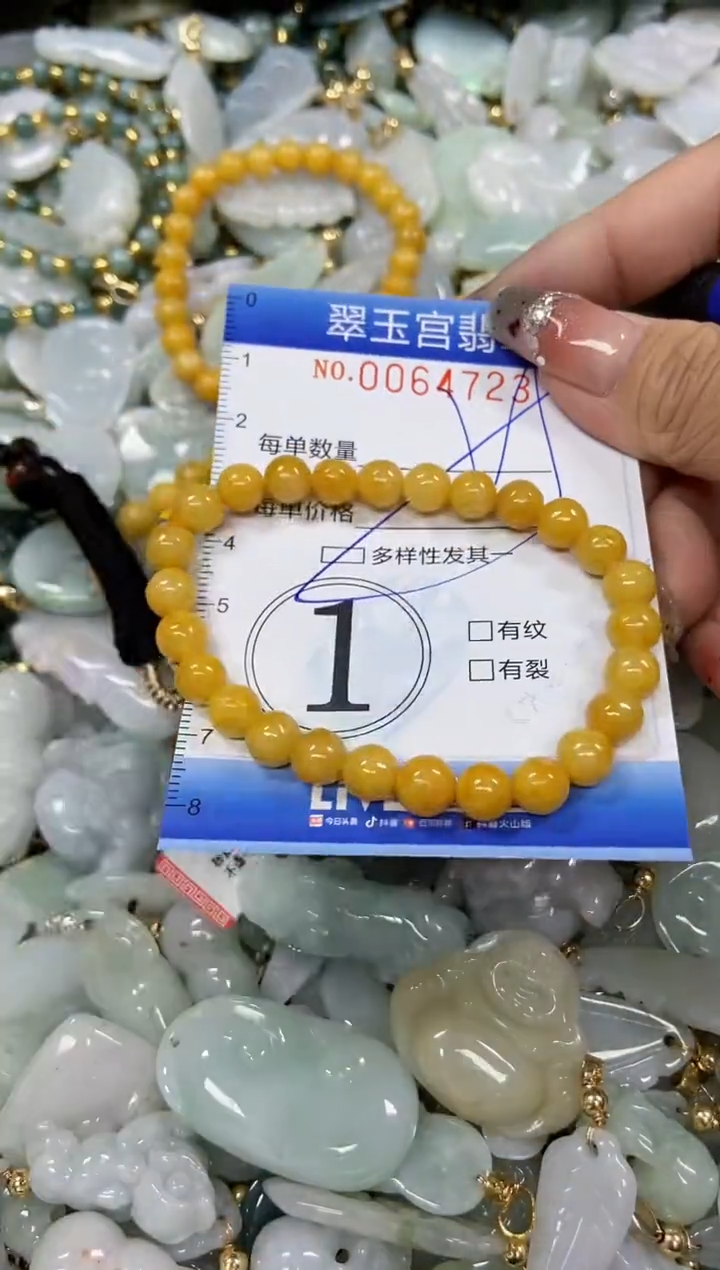 【闪购商品】翡翠颈饰未镶嵌闪购商品0064723多样性发其一