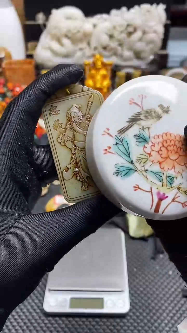 【闪购商品】瓷片瓷器瓷片 摆件1个