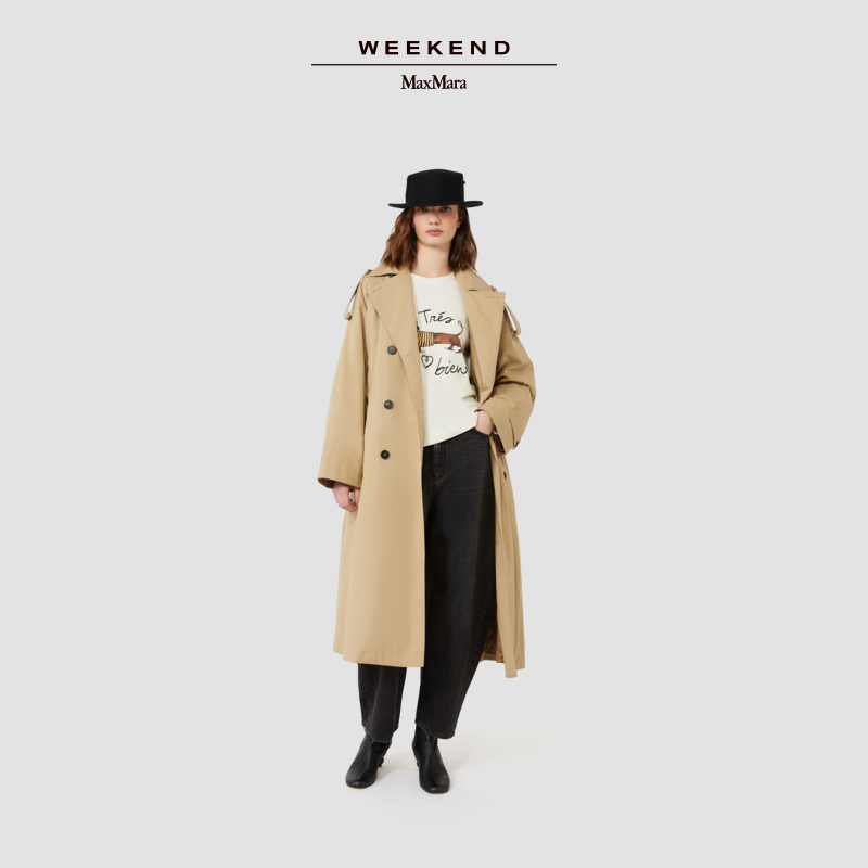 Weekend MaxMara 2025早秋新款女装棉质牛仔长裤5186025206