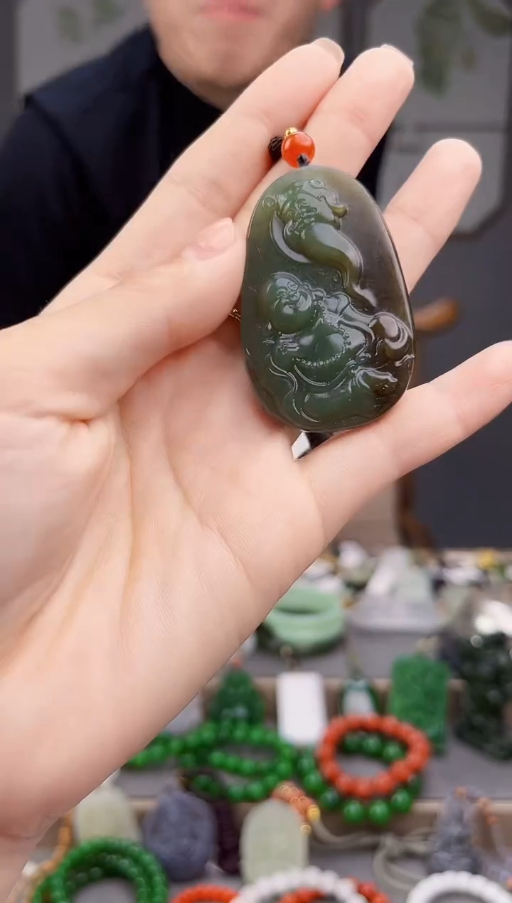 颈饰未镶嵌和田玉多样性发货拍一发一