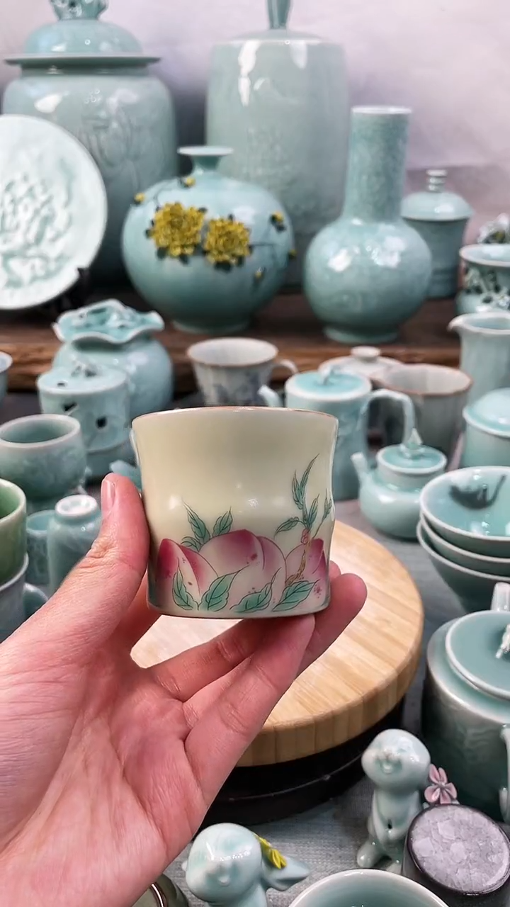 【闪购商品】特价 微瑕 慧仙青瓷