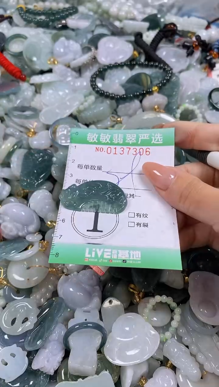 【闪购商品】翡翠颈饰未镶嵌闪购0137306多样性发其一