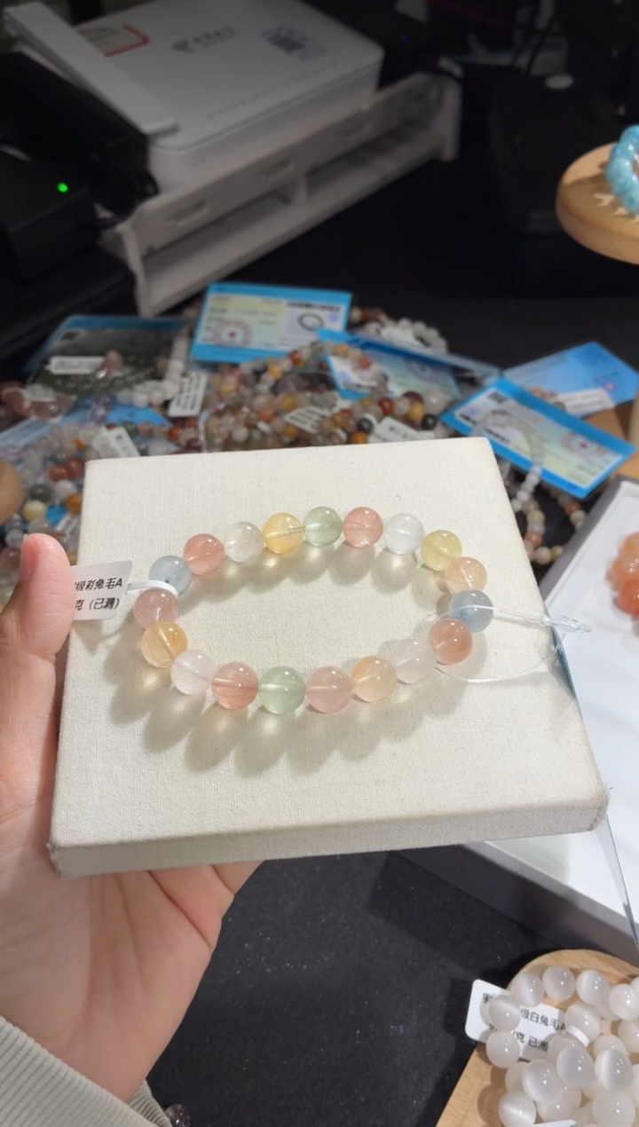 未镶嵌手链水晶2号多样性发一J 10+