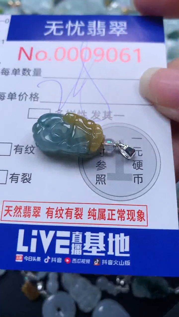 颈饰未镶嵌翡翠9061