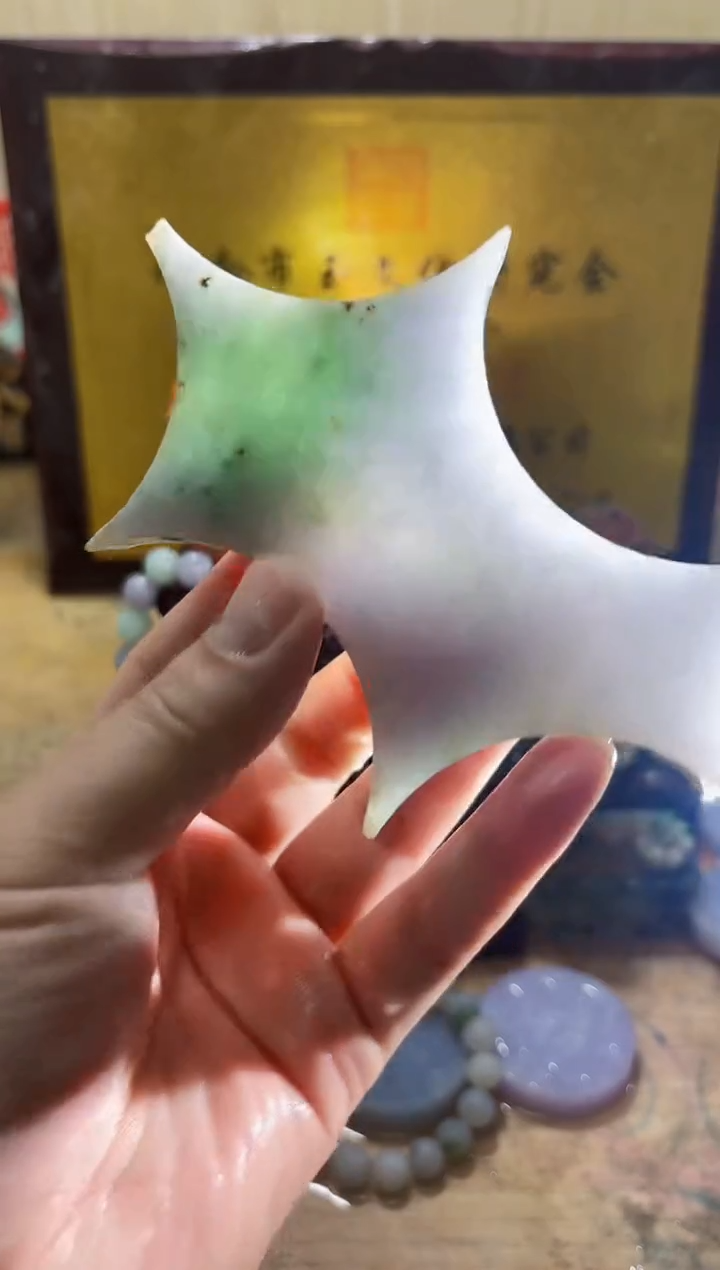 未镶嵌挂件翡翠A货常星7872