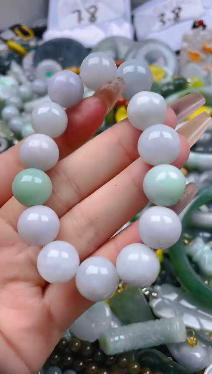 【闪购商品】翡翠颈饰未镶嵌13MM/J/翡翠A货一图一物