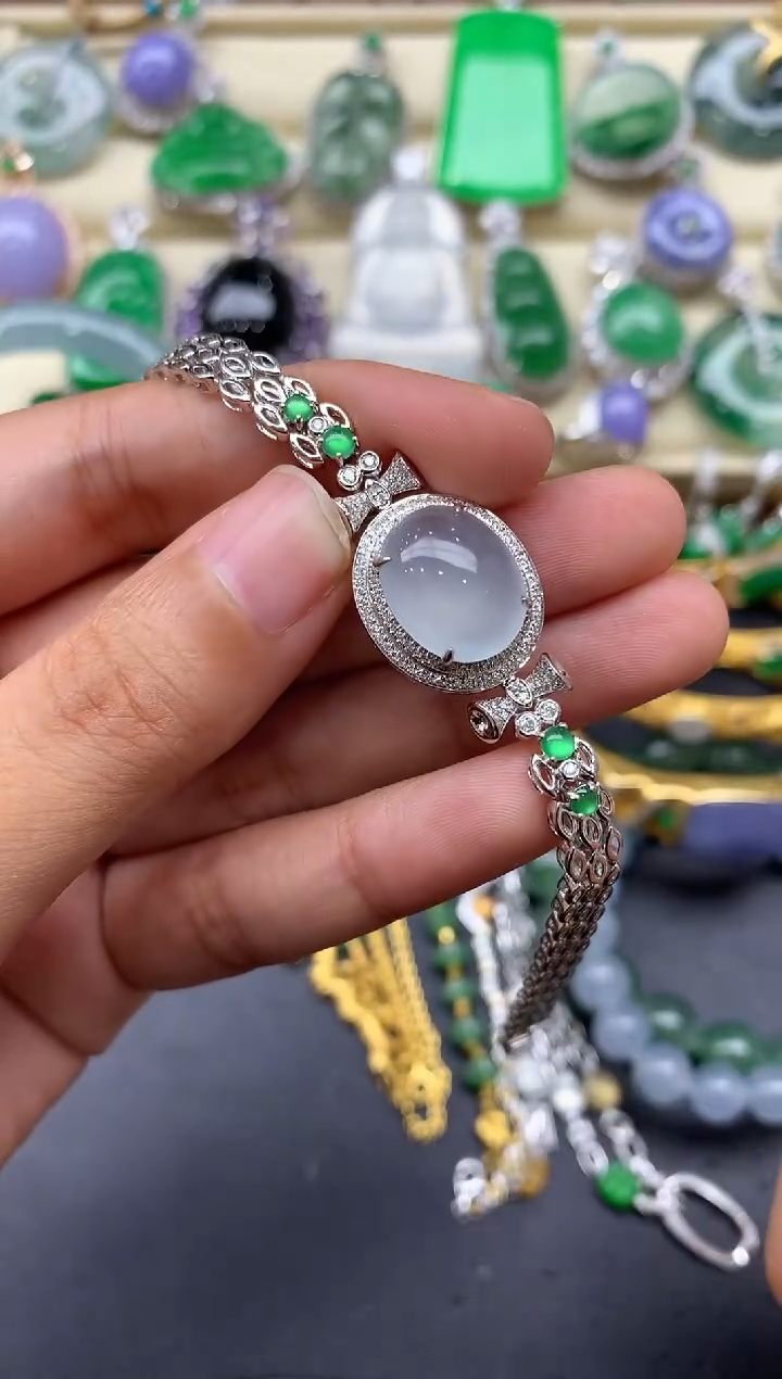 未镶嵌手链翡翠468-中国好珍宝