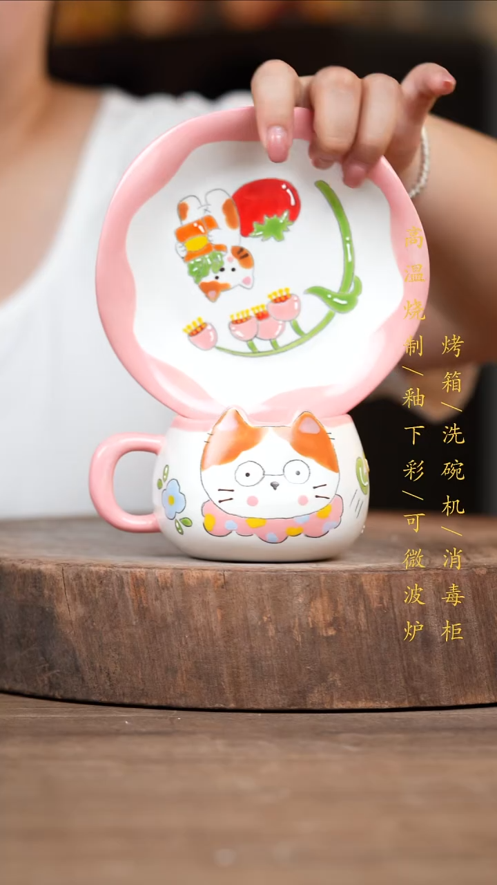 瓷片景德镇高温釉下彩（食品级）
