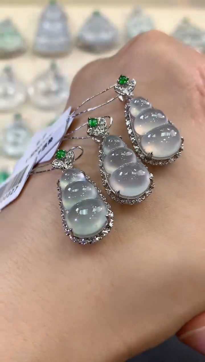 【闪购商品】翡翠吊坠(不含链)18K金镶嵌a36 多样性一件发货