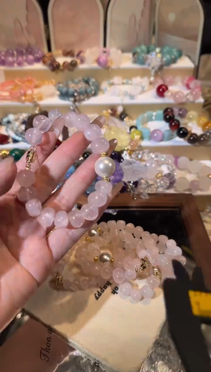 未镶嵌手串水晶多样性发一