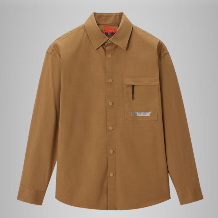 男士衬衫外套大牌剪标爆款外套秋季上衣翻领夹克休闲舒适外套衬衣