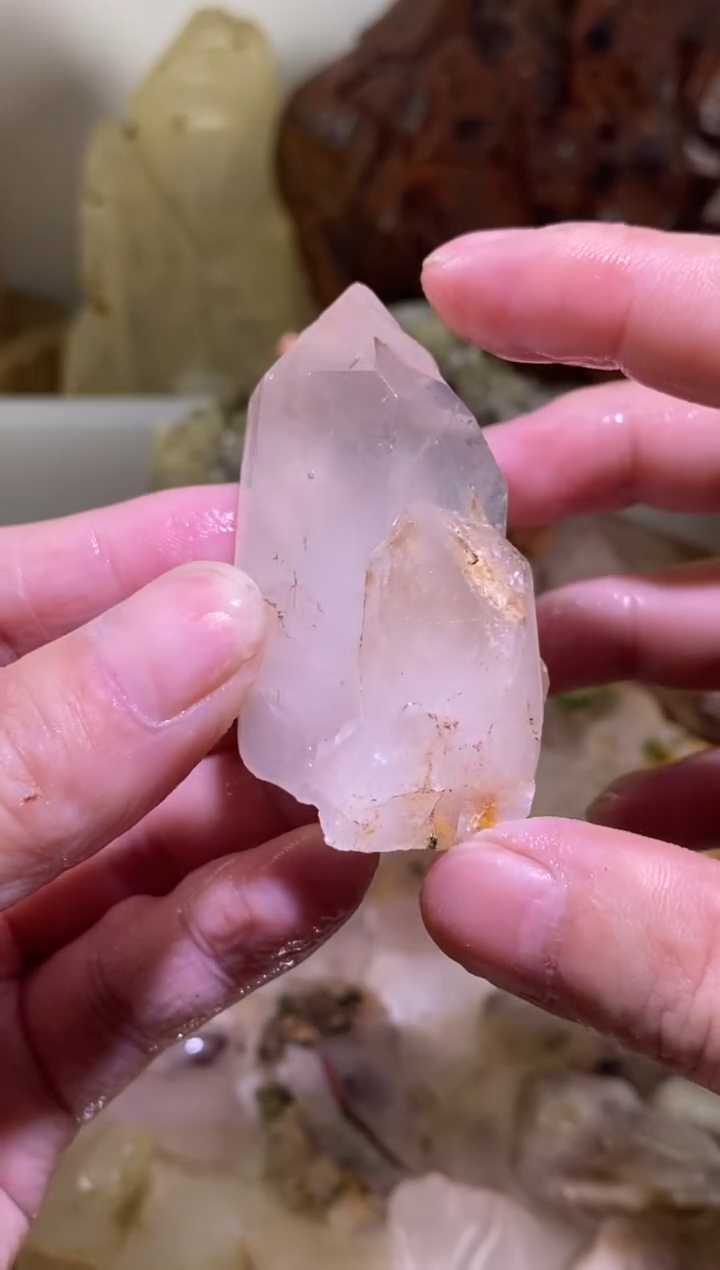 未镶嵌珠宝半成品水晶104号四川美姑超七花园水晶