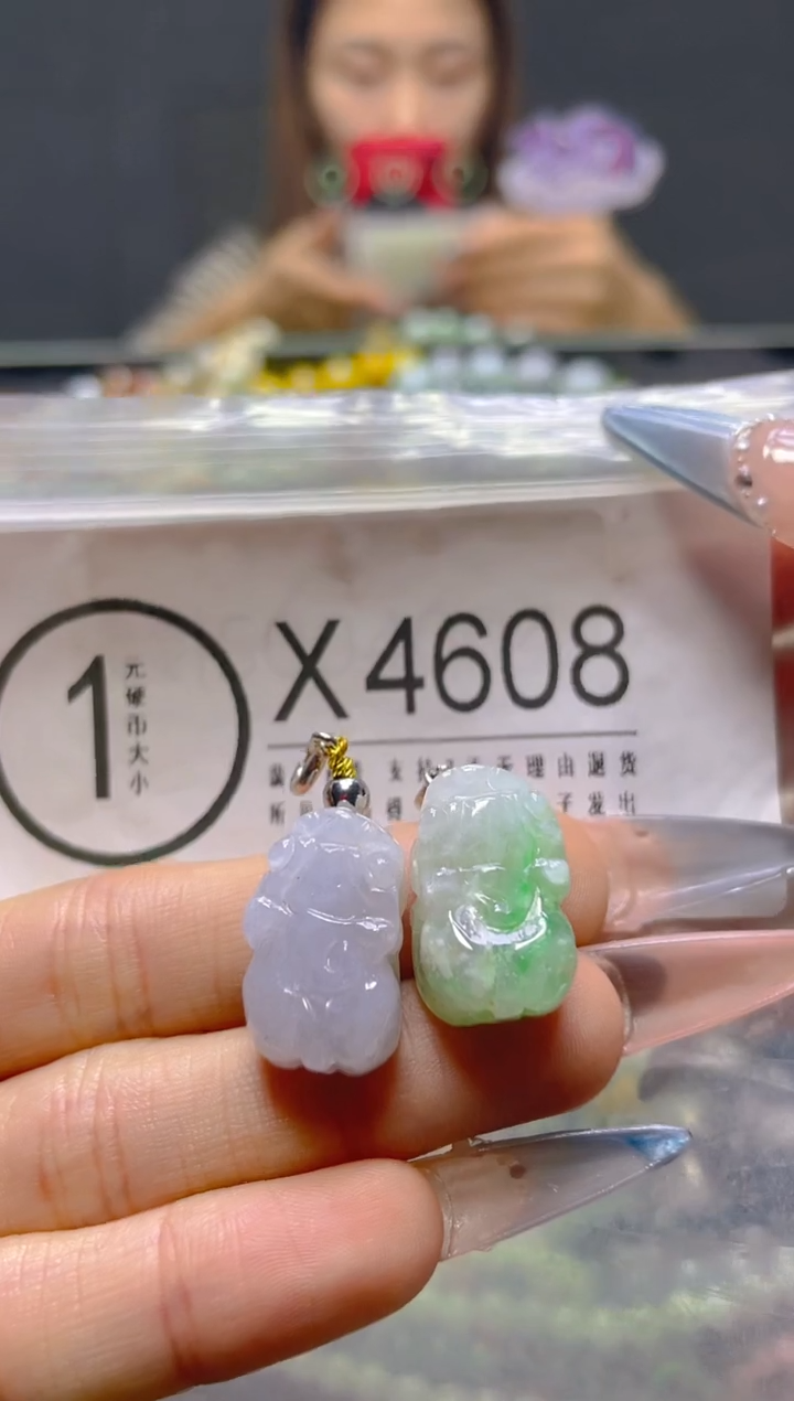 颈饰未镶嵌翡翠/X/翡翠A货，一件也是批发价