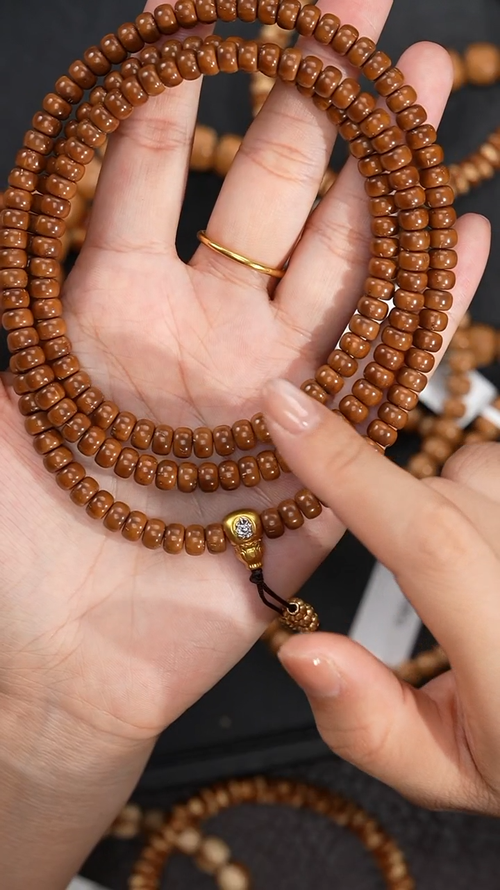 手串紫金鼠6.5*4mm纯肉实心鼠尖料