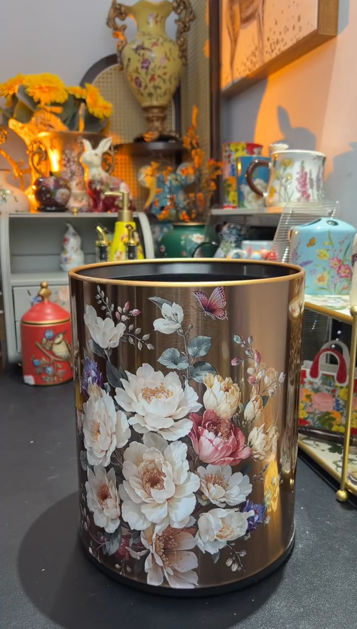 外贸陶瓷家居百货-垃圾桶