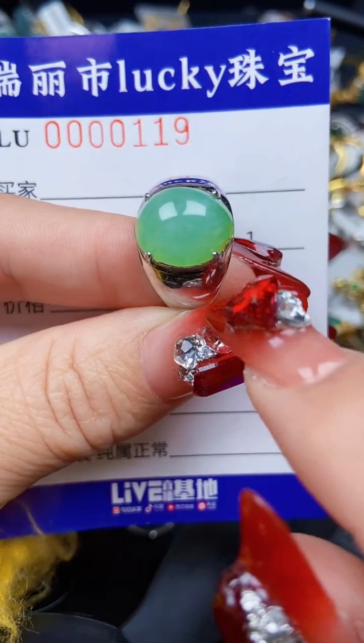 【闪购商品】翡翠颈饰银S925镶嵌0119