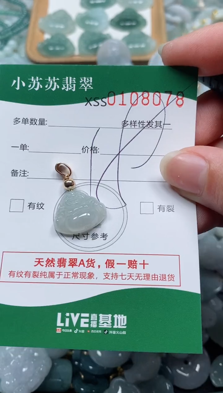 【闪购商品】翡翠颈饰未镶嵌闪购商品0108078