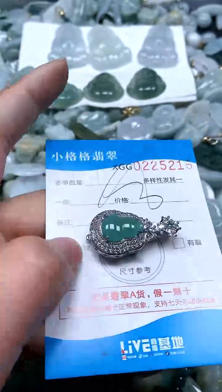 【闪购商品】翡翠颈饰未镶嵌闪购商品0225216