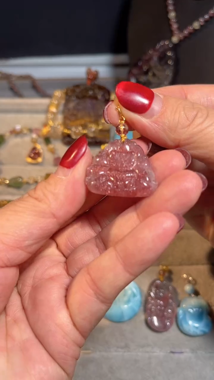 【闪购商品】水晶颈饰未镶嵌【百晶灵儿】天然定制款